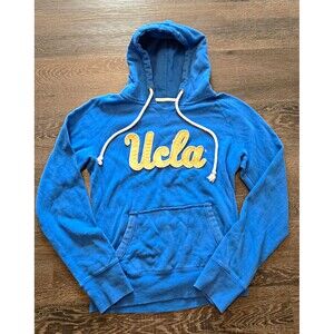 UCLA Campus Crew Blue & Gold Appliqué Hoodie – Size Medium